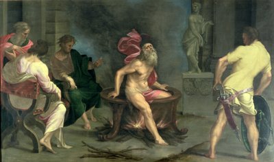 The Martyrdom of St. John the Evangelist by Girolamo Mazzola Bedoli
